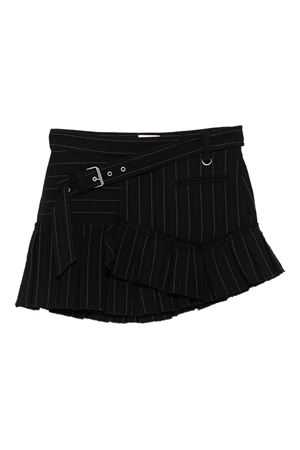 Maddy pinstripe ruffled skirt ISABEL MARANT | JU0412FAC4E03I01BK